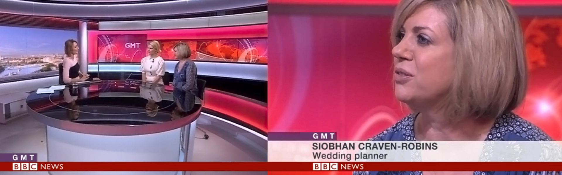 Siobhàn on BBC World News - Wedding Planner News