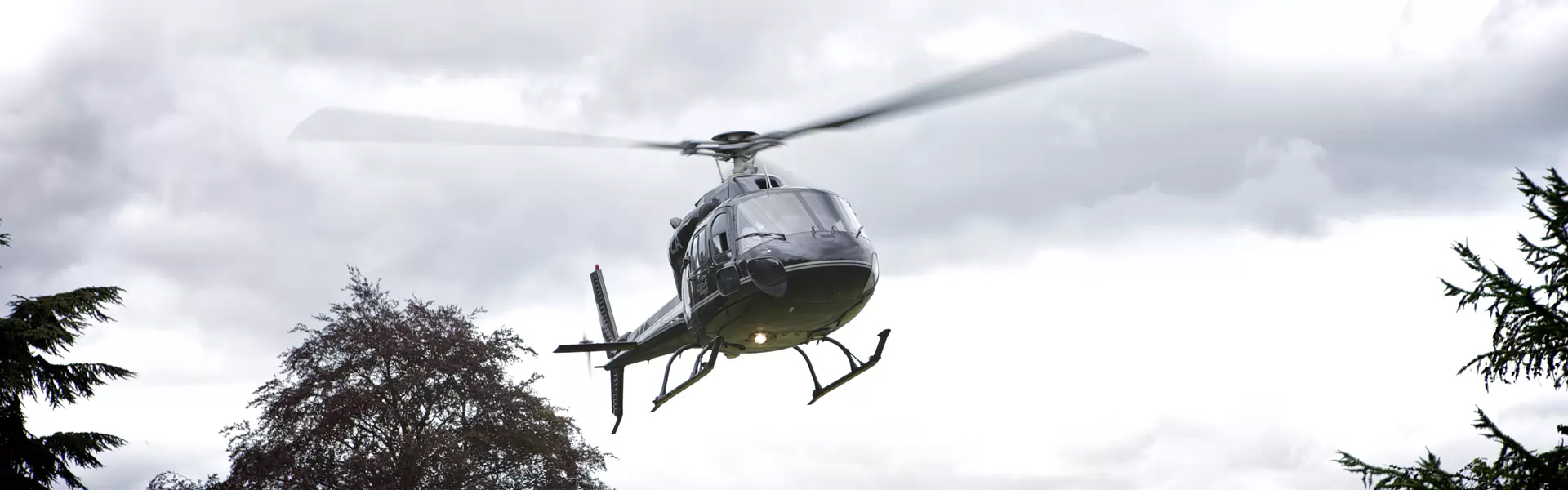 Arriving by Helicopter - Wedding Planner Services