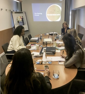 Image from a wedding planner course