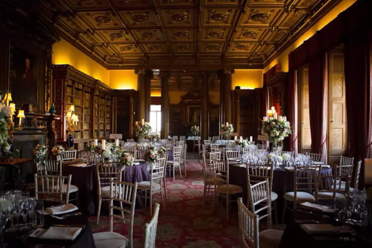 Image from Cleo & Christian's Highclere Castle Wedding